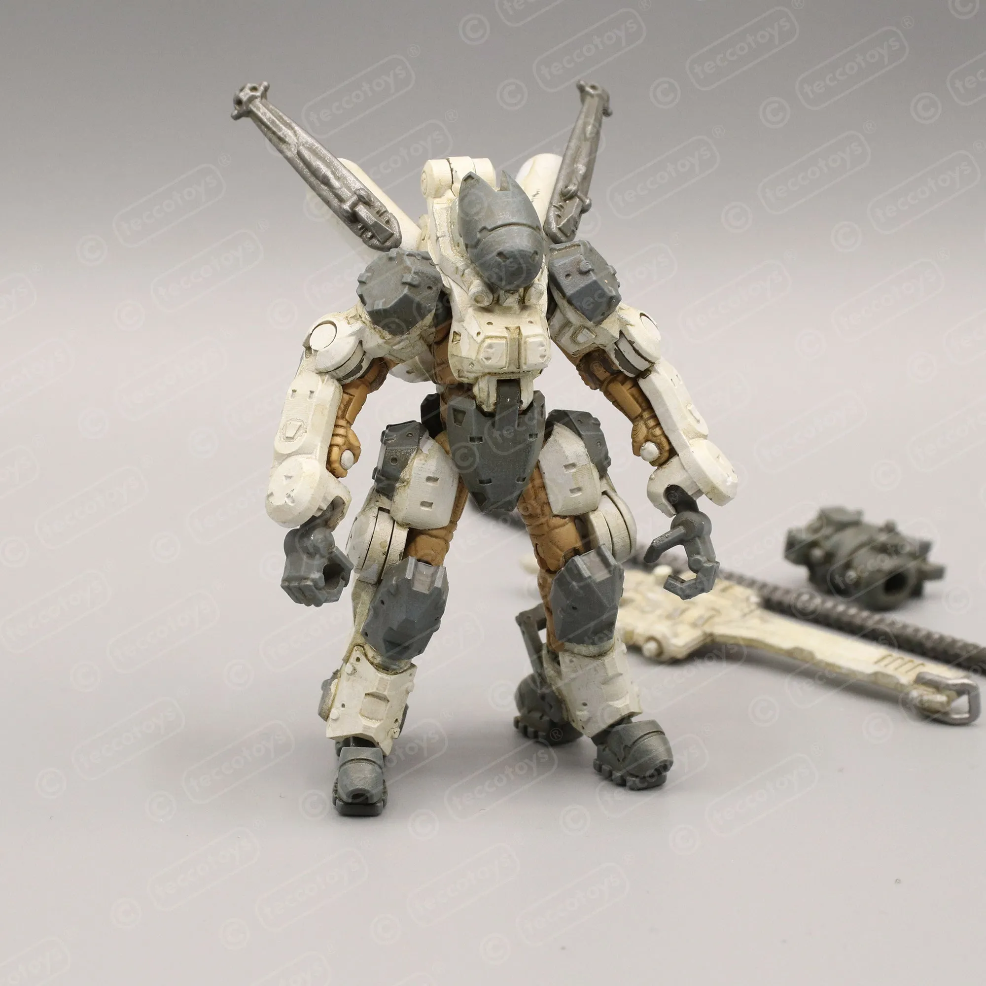 Age Of Mecha™ Exo Armor "Orbital Sniper" 3D printable action figure file (pre-supported)