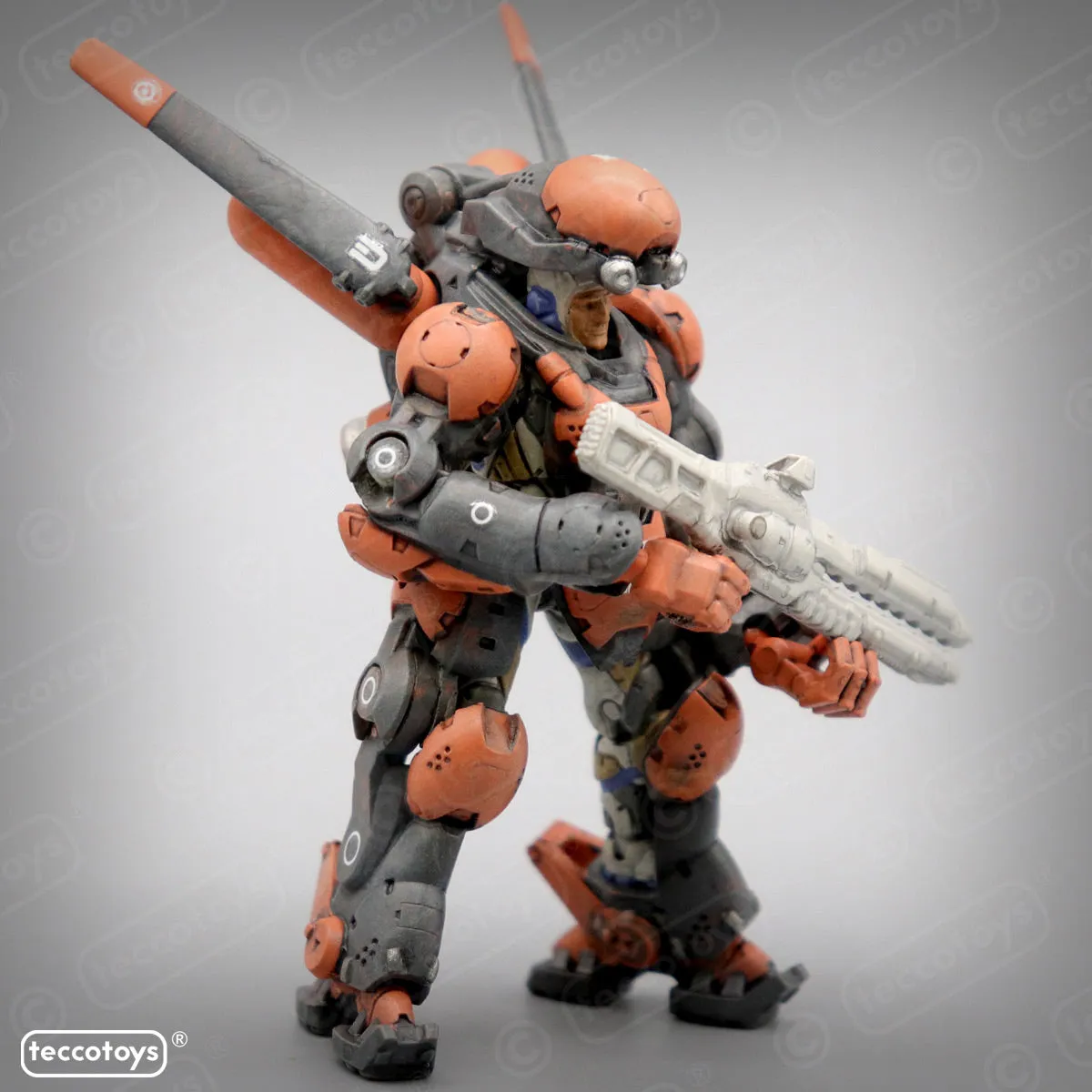 Age Of Mecha™ Exo Armor "Space Type MK II" 3D printable action figure file (pre-supported)