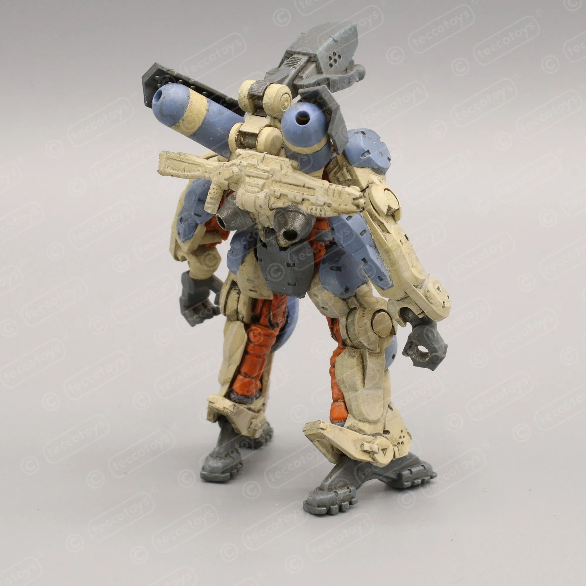 Age Of Mecha™ Exo Armor "Space Type" 3D printable action figure file (pre-supported)