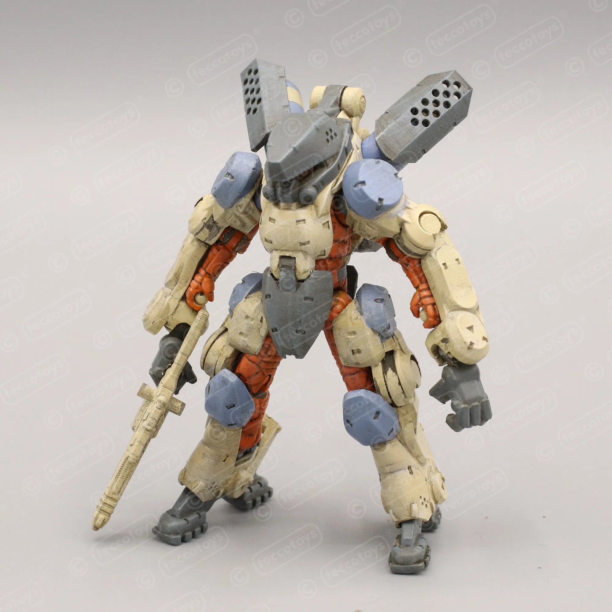 Age Of Mecha™ Exo Armor "Space Type" 3D printable action figure file (pre-supported)