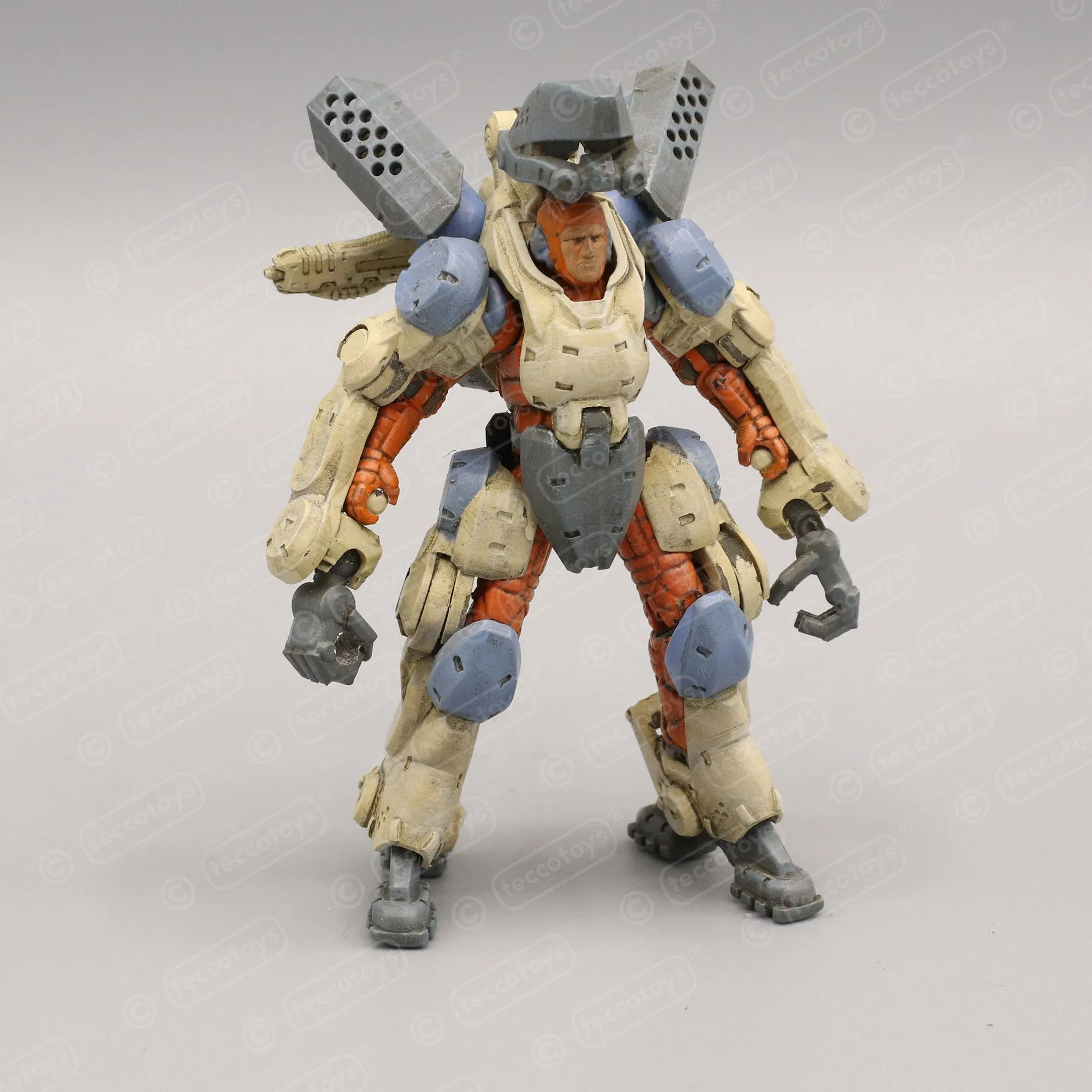 Age Of Mecha™ Exo Armor "Space Type" 3D printable action figure file (pre-supported)