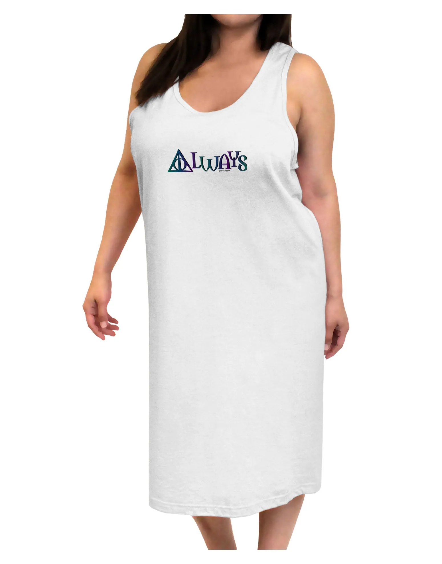 Always Magic Symbol Adult Tank Top Dress Night Shirt by TooLoud