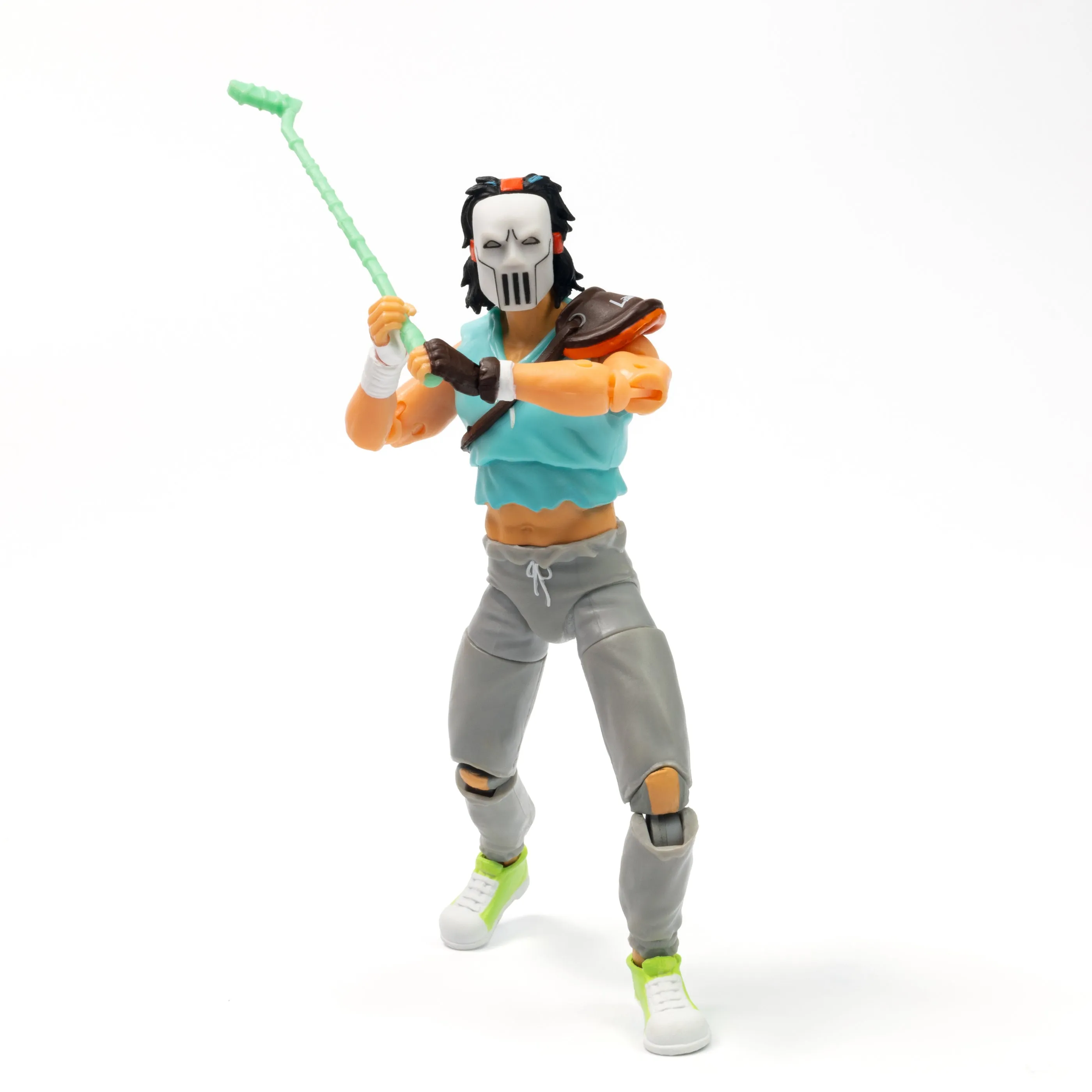 BST AXN Teenage Mutant Ninja Turtles: Casey Jones (Skull Face Glow in the Dark) PX Figure 46082 LOW STOCK