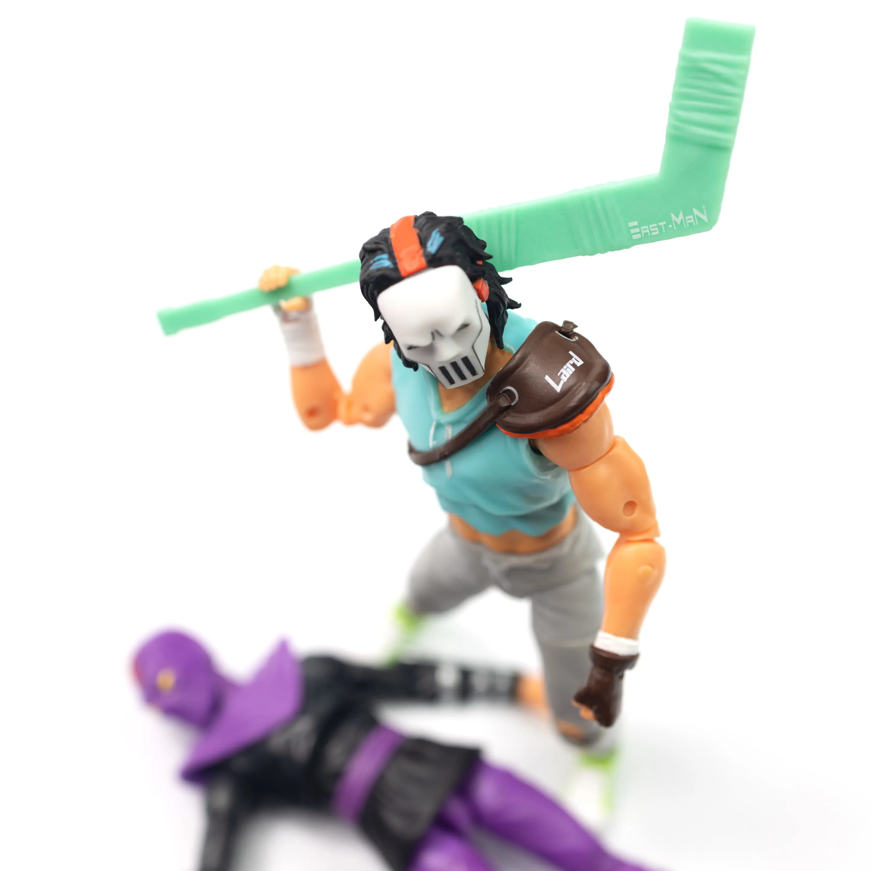 BST AXN Teenage Mutant Ninja Turtles: Casey Jones (Skull Face Glow in the Dark) PX Figure 46082 LOW STOCK