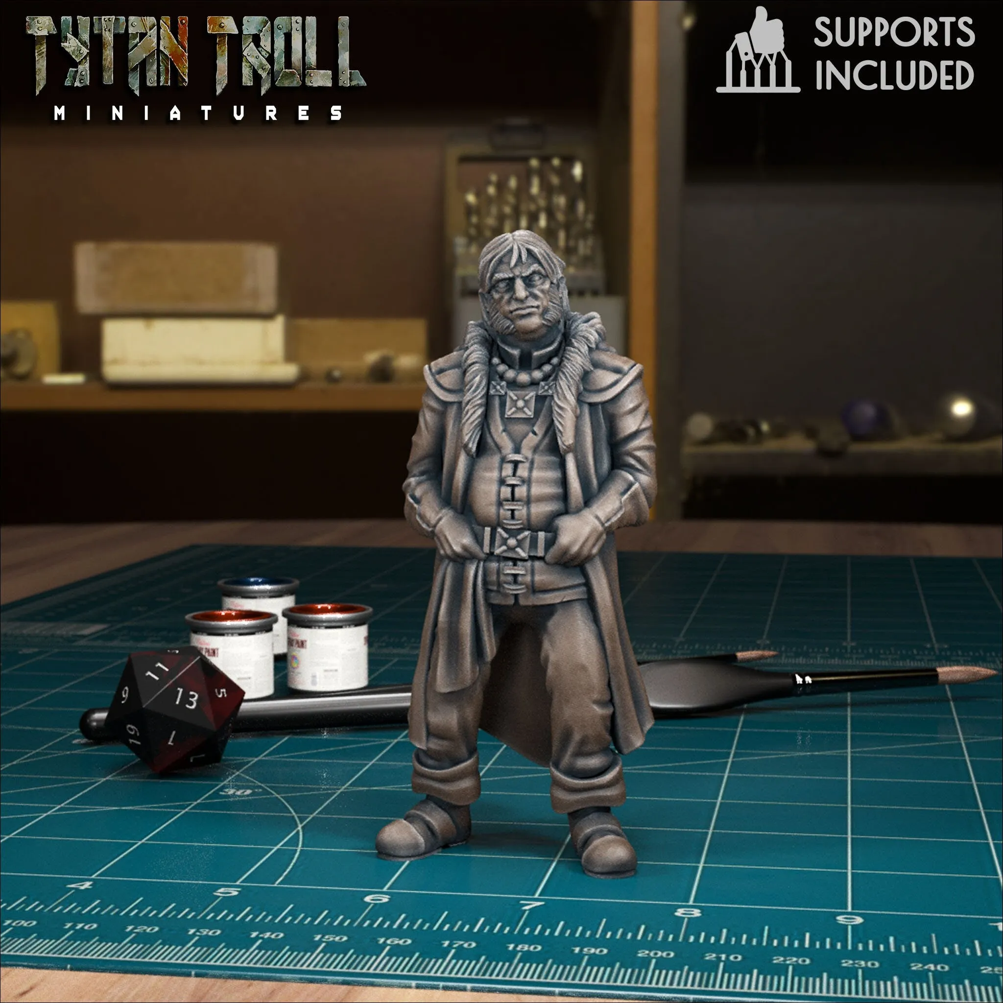 DnDCoS - Kolyan Indirovich Village Guardian NPC Strahd miniature