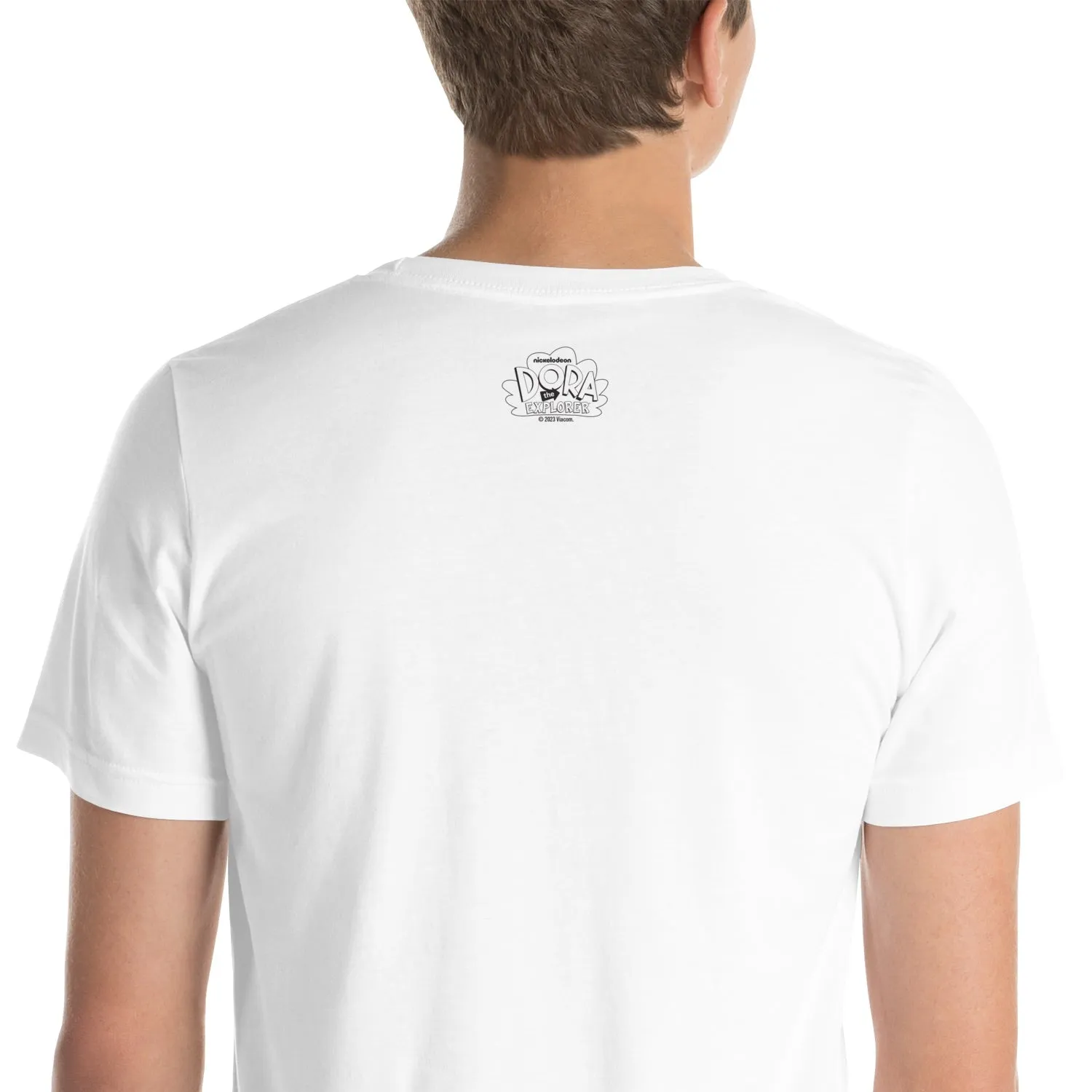 Dora the Explorer No Swiping Adult Short Sleeve T-Shirt