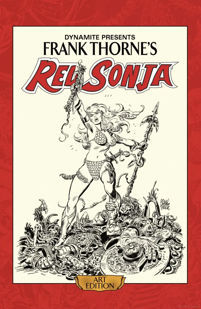 Frank Thorne's Red Sonja Art Edition HC Vol 01 Signed by Frank Thorne & Roy Thomas (Limited 300)