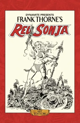 Frank Thorne's Red Sonja Art Edition HC Vol 01 Signed by Frank Thorne & Roy Thomas (Limited 300)