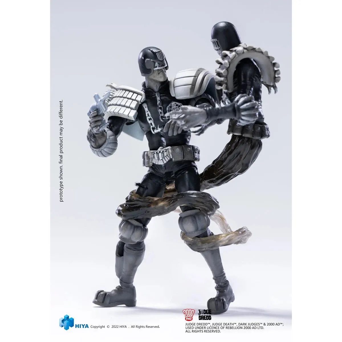Judge Dredd vs. Death Black and White 1:18 Action Figure 2-Pack - San Diego Comic-Con 2022 Previews Exclusive (Limited to 3,000pcs) *IMPORT STOCK*