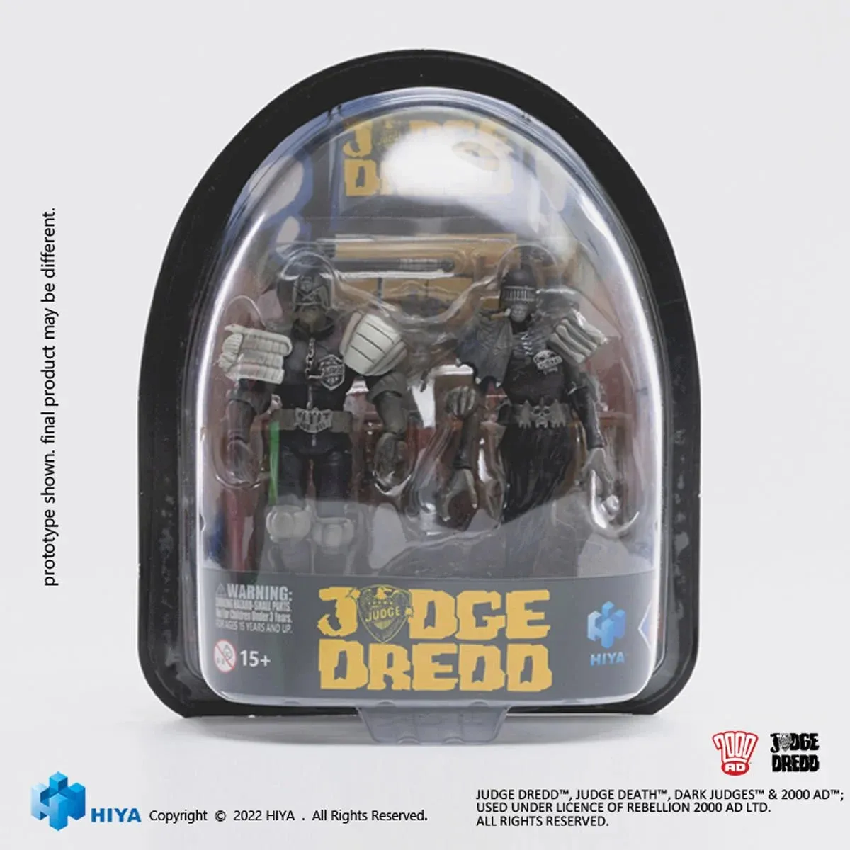Judge Dredd vs. Death Black and White 1:18 Action Figure 2-Pack - San Diego Comic-Con 2022 Previews Exclusive (Limited to 3,000pcs) *IMPORT STOCK*