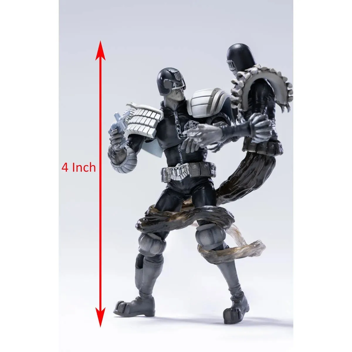 Judge Dredd vs. Death Black and White 1:18 Action Figure 2-Pack - San Diego Comic-Con 2022 Previews Exclusive (Limited to 3,000pcs) *IMPORT STOCK*