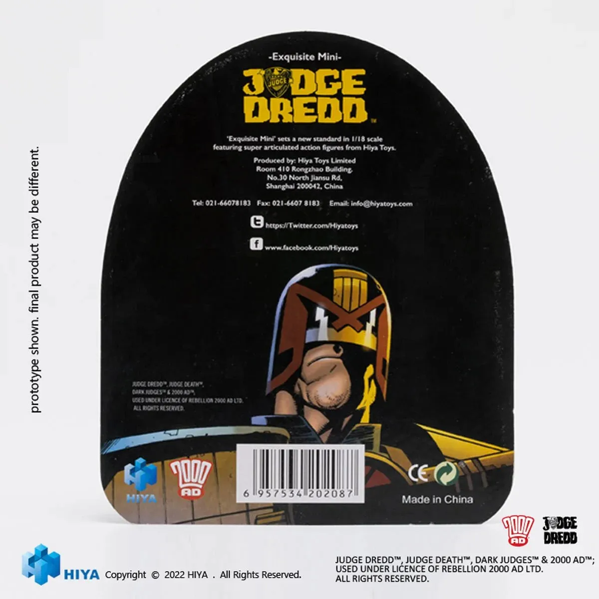 Judge Dredd vs. Death Black and White 1:18 Action Figure 2-Pack - San Diego Comic-Con 2022 Previews Exclusive (Limited to 3,000pcs) *IMPORT STOCK*