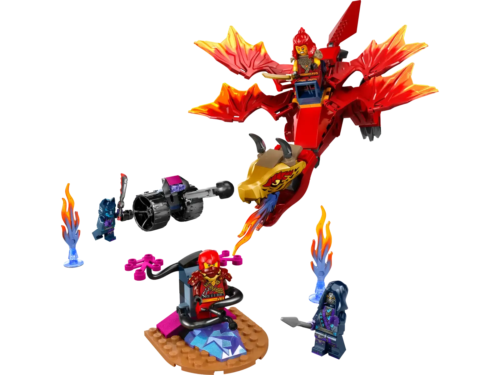 LEGO® NINJAGO® Kai's Source Dragon Battle 71815