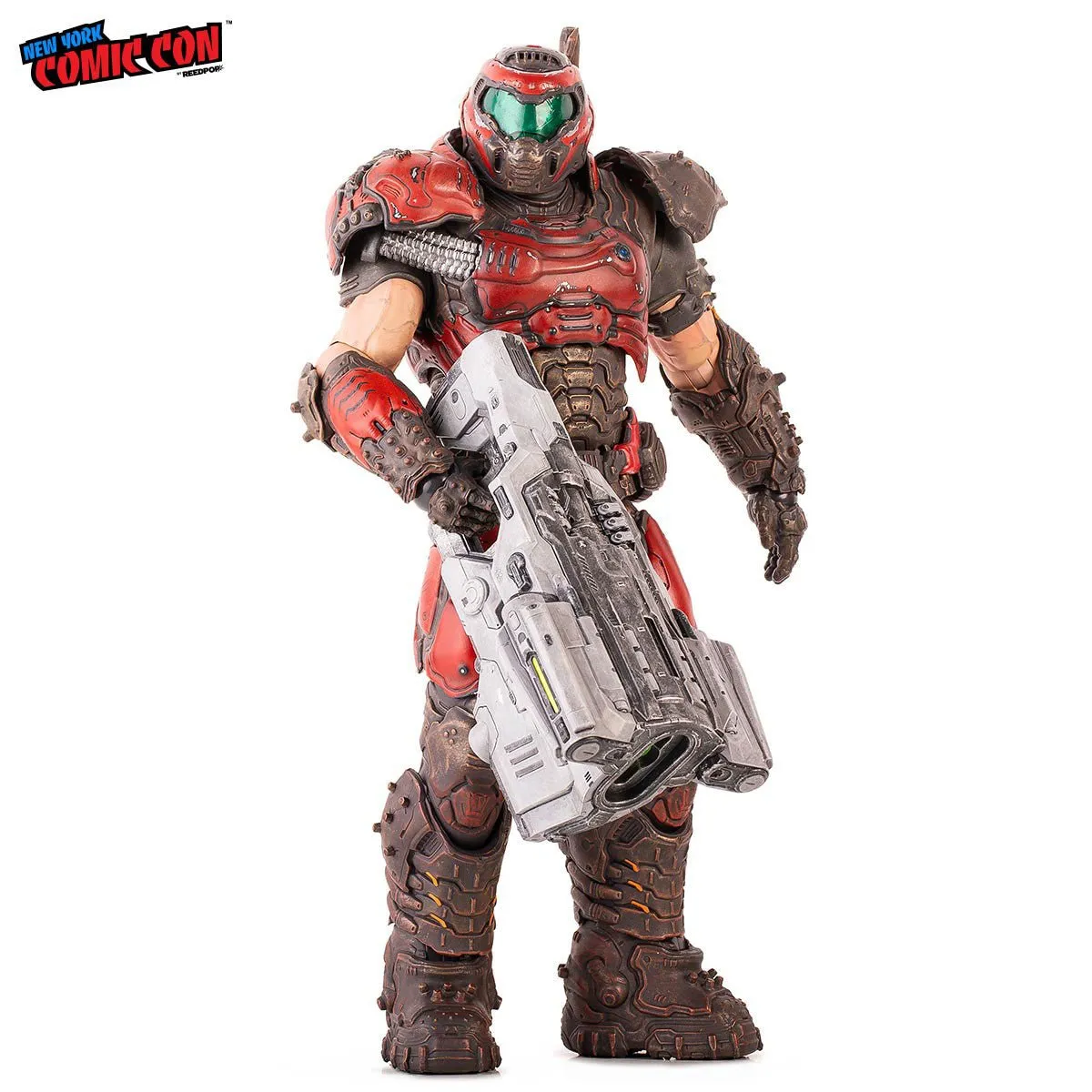 Mondo NYCC Exclusive DOOM Eternal Doom Slayer (Crimson Variant)