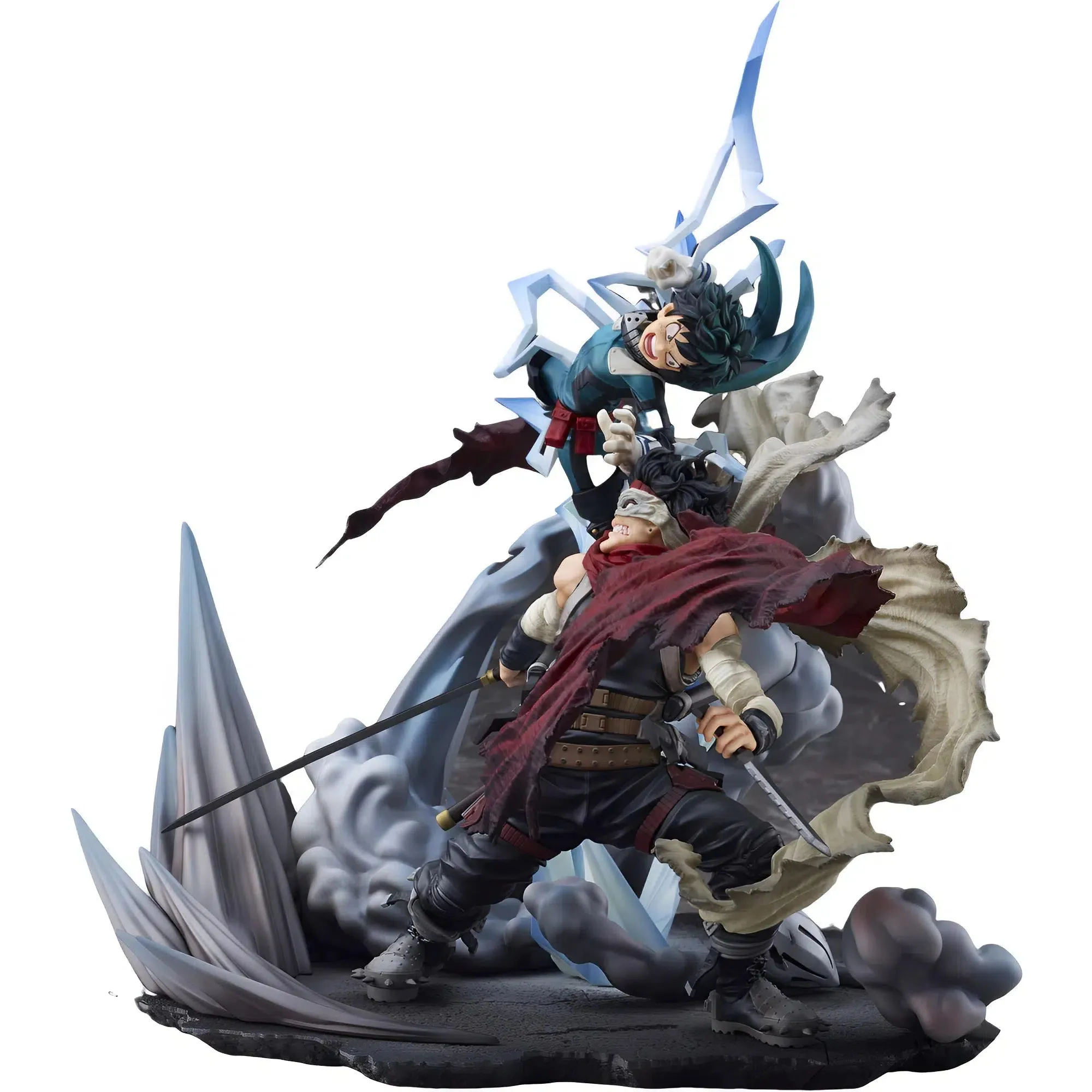 My Hero Academia -  Izuku Midoriya vs. Stain: Super Situation Statue (12") - Takara Tomy - S-Fire Series