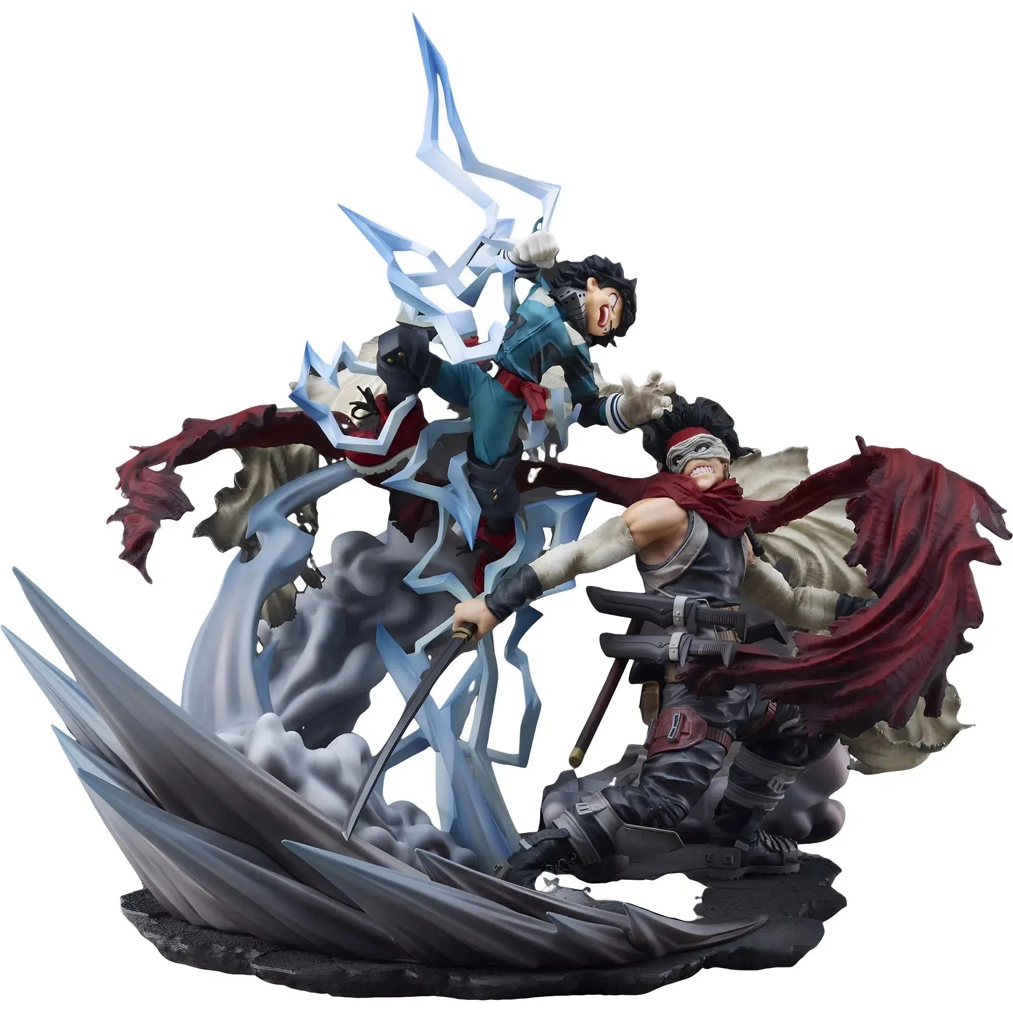 My Hero Academia -  Izuku Midoriya vs. Stain: Super Situation Statue (12") - Takara Tomy - S-Fire Series