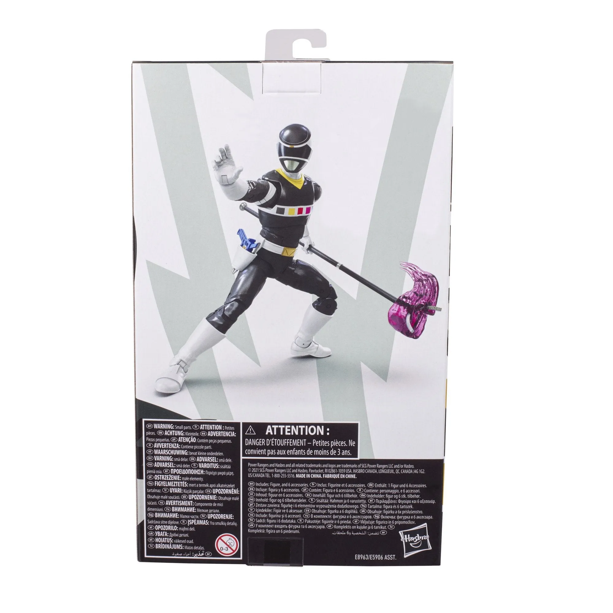 Power Rangers Lightning Collection 6" In Space Black Ranger