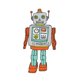 Robot Tattoo -  Set of 2