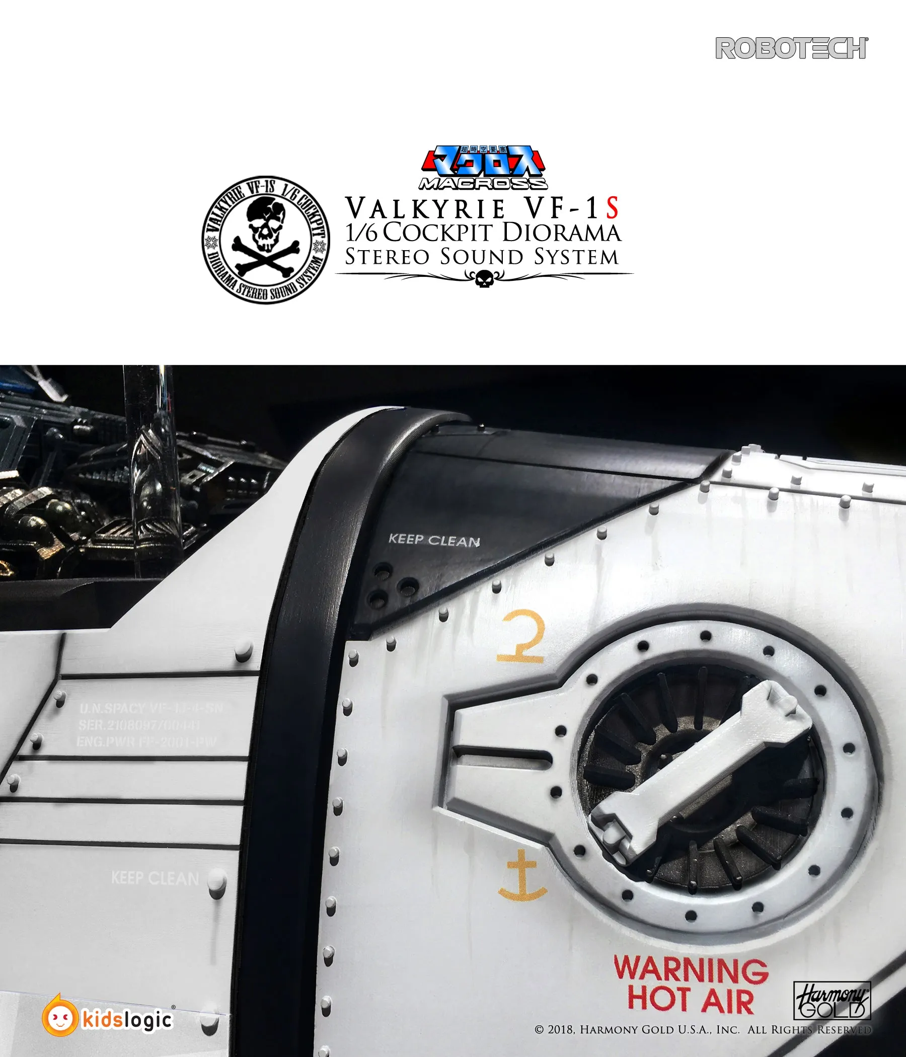 Robotech Macross VF-1S 1:6 Cockpit Diorama Digital Sound System (ST09) (Retail Price US$1920, Deposit US$380)