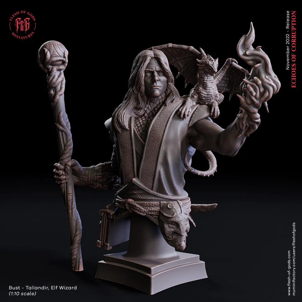 Tallandir, Elf Wizard - Bust